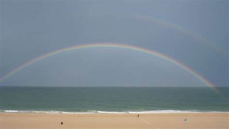 Double rainbow over the beach! - Ocean City, MD