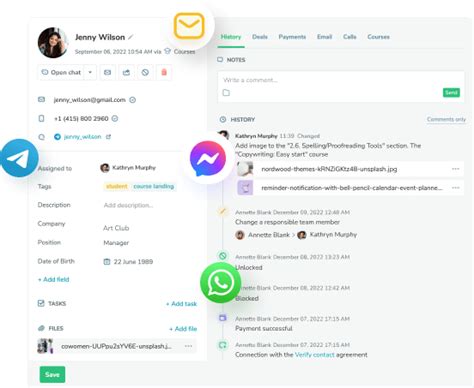 Software CRM gratis en español Integración con Whatsapp SendPulse