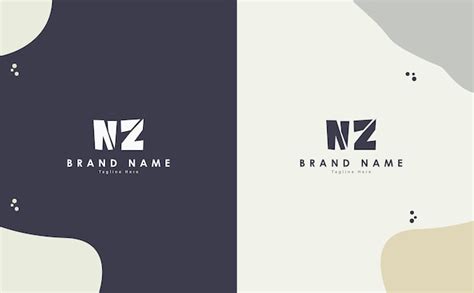 Premium Vector Nz Letters Vector Logo Design