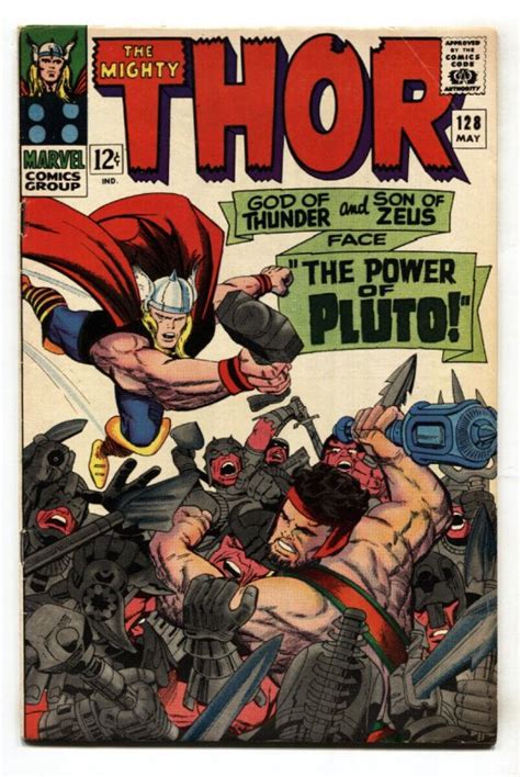 THOR 128 1966 MARVEL HERCULES Comic Book FN VF Comic Books