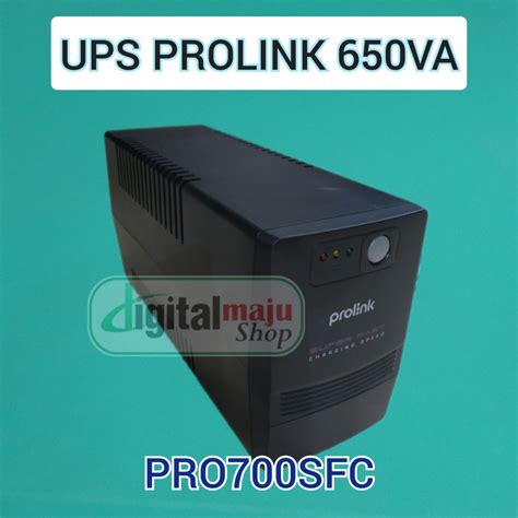 Jual UPS PROLINK PRO 700 SFC 650VA WITH AVR FUNCTION PRO700SFC