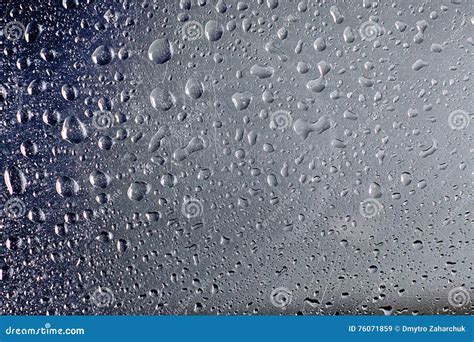 Gotas De La Lluvia En La Ventana Gotas De Lluvia Del Agua En La Ventana