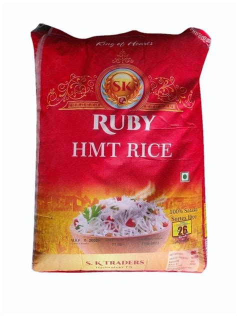 Ruby Hmt Rice Packaging Type Pp Bag At Rs Bag In Hyderabad Id