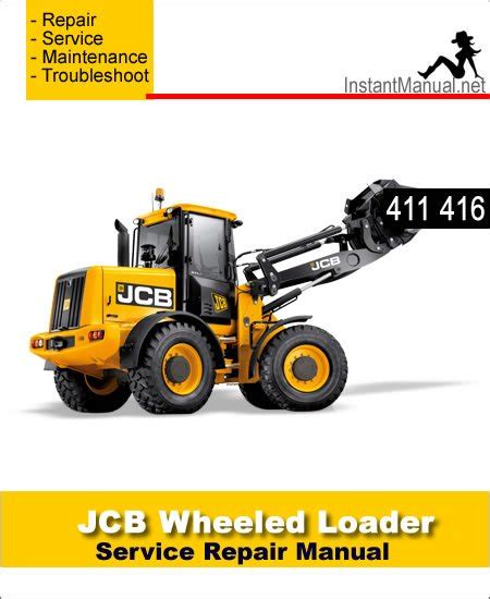 Jcb Wheel Loader Shovel Service Repair Manual