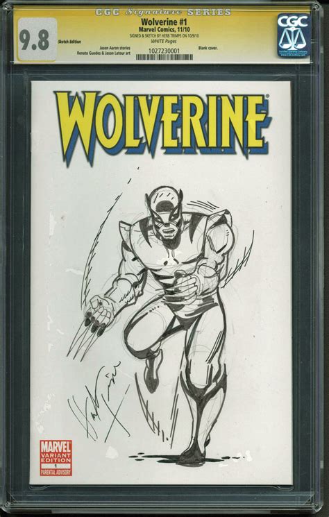 Lot Detail Herb Trimpe Signed Wolverine 1 White Pages Variant