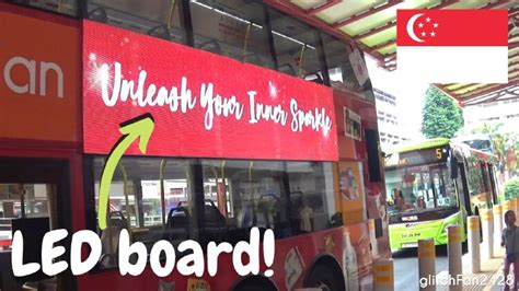 Led Board On A Smrt Bus In Singapore Adl Enviro Nestia