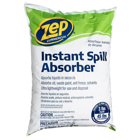 Zep 3 Lbs Instant Spill Absorber Zuabs3 The Home Depot