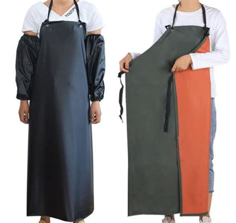 Heavy Duty Pvc Chemical Oil Resistant Waterproof Industrial Use Apron