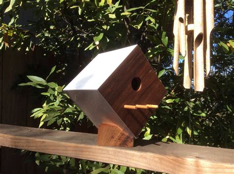 Architecturally Inspired Mid Century Modern Style Bird Houses