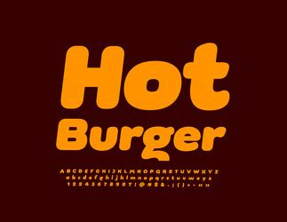 Burger Font Vector Images (over 430)