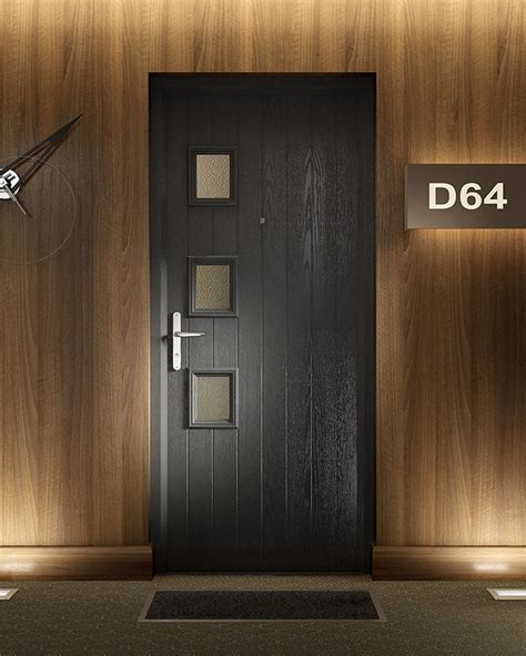 Premium Composite Fire Doors FD30 Fire Rated Doors For Homes And