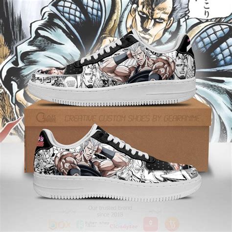Hot Jean Pierre Polnareff Manga Style Jojo S Anime Naf Nike Air Force Shoes Express Your