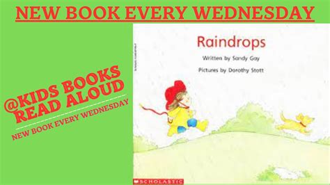 Kids Read Aloud Books Raindrops Youtube