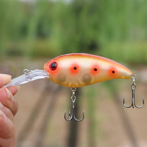 Cheap Crankbait Fishing Wobblers Artificial Crank Bait Bass Fishing