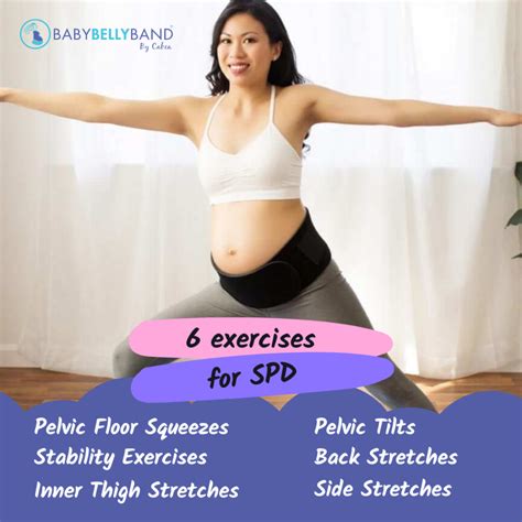 Best Exercises For Symphysis Pubis Dysfunction Original Babybellyband