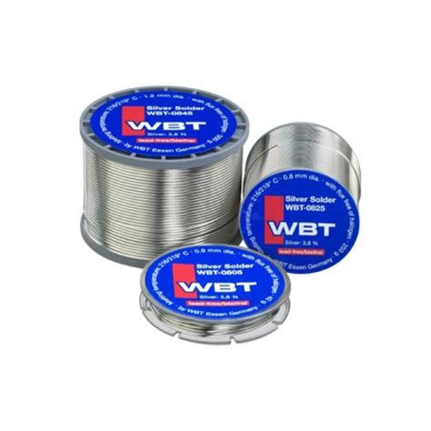 WBT-0820 Silberlötzinn verbleit - highend-audiokabel.de