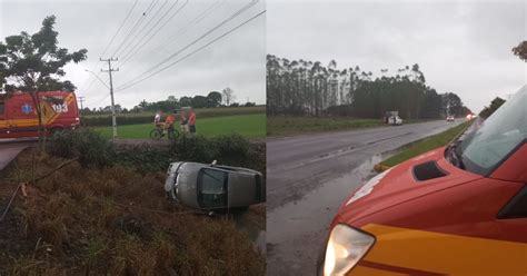 Crian A De Anos Fica Ferida Ap S Acidente De Tr Nsito Em Turvo