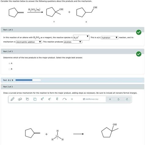 H So Reaction Alkene