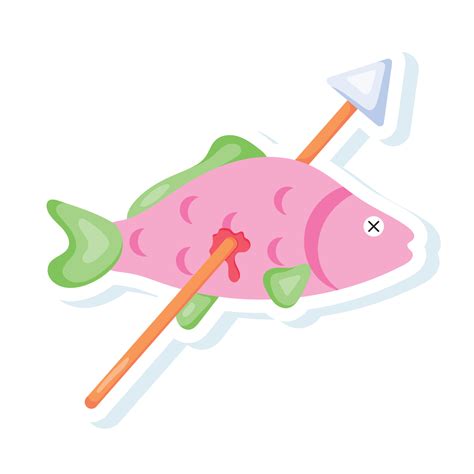 Trendy Spearfishing Concepts 19547828 Vector Art at Vecteezy