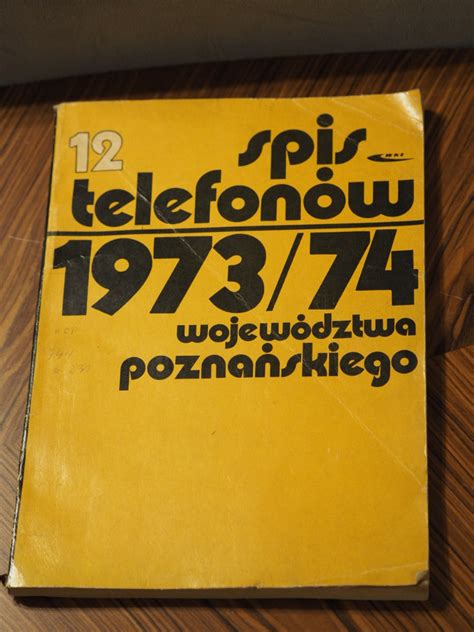 Ksi Ka Telefoniczna Spis Telefon W Lubo Licytacja Na