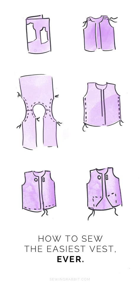 Printable Simple Vest Sewing Pattern Free