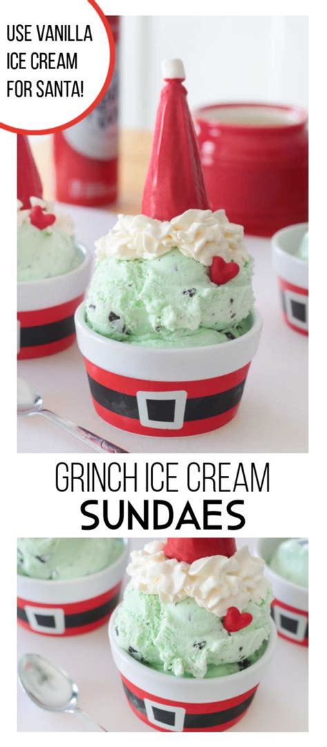 These Grinch And Santa Ice Cream Sundaes Are So Fun For The Holidays 2