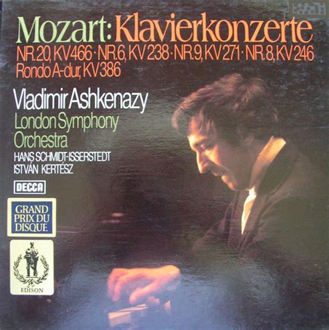 Mozart Vladimir Ashkenazy London Symphony Orchestra Hans Schmidt