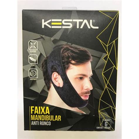 Faixa Mandibular Anti Ronco Kestal Premium Faixa Anti Ronco