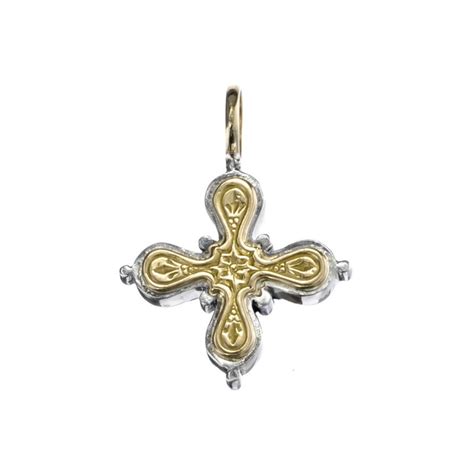 Designer Gerochristo Cross Pendant Gold Silver Culturetaste