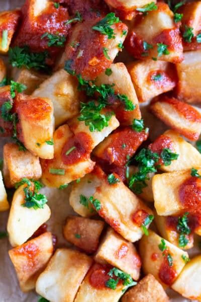 Easy Patatas Bravas Recipe Video Unicorns In The Kitchen