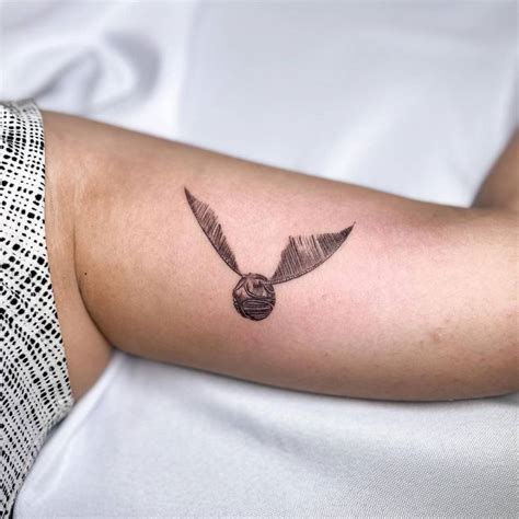 Golden Snitch Tattoo Design