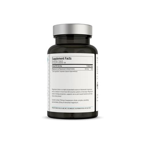 Magnesium Citrate Les Labs Inc