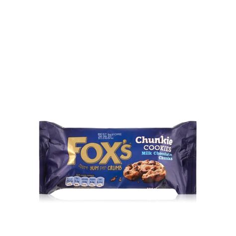 Fox S Milk Chocolate Chunkie Cookies G Spinneys Uae