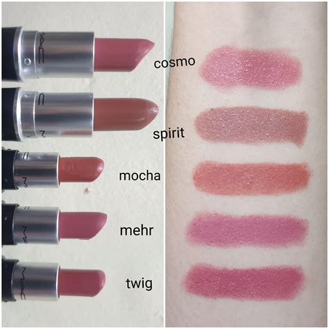 Just Wanted To Share My Small Collection Of MAC Lippies Cosmo Spirit