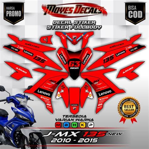 Bisa Cod Bayar Di Tempat Decal Full Body Jupiter Mx New Stiker