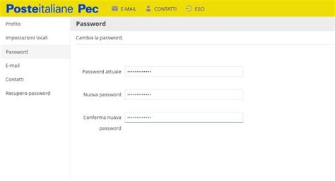 Come Cambiare Password PEC Poste Salvatore Aranzulla