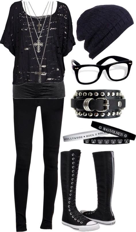 182 Best Emo Punk Goth Stuff Images On Pinterest Black Outfits Emo