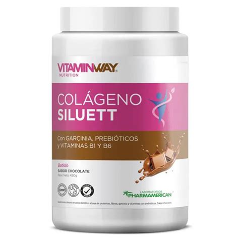 Vitamin Way Colágeno Siluett Chocolate Bebible En Polvo X 450 Gramos