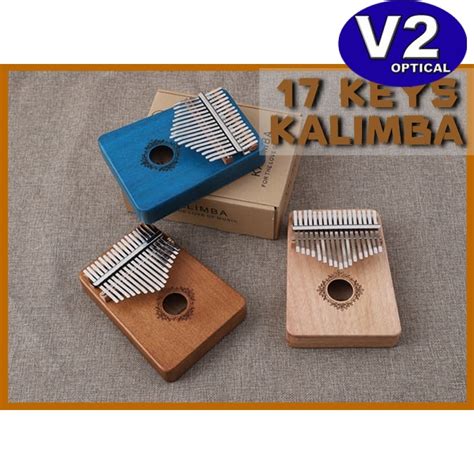 Kalimba 17 Key Mahogany Body Thumb Piano Musical Instrument Thumb Piano