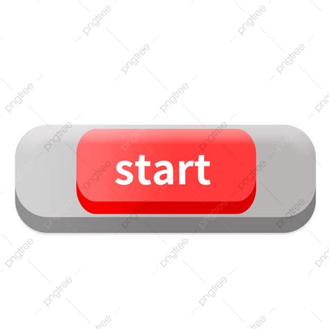 Start Button Png Picture Hand Painted Red Start Button Red Button