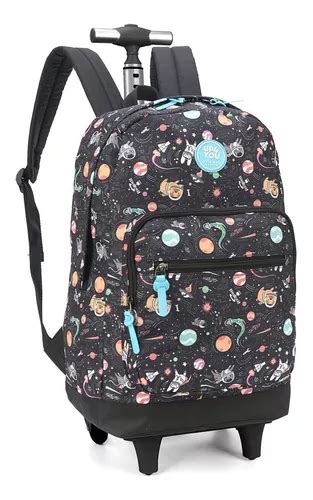 Morral Escolar Luxcel Up You Mc Color Negro L Mercadolibre