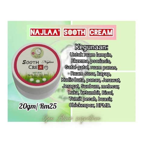 Herbal Cream Najlaa Ruam Panasruam Lampinekzema Shopee Malaysia