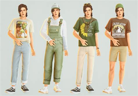 YAN OUTFITS When You Don T Want To Bother 1 Sims 4 Mm Cc