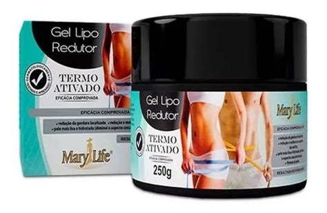 3 Gel Lipo Redutor Pote 250g Mary Life Queima De Gordura Parcelamento