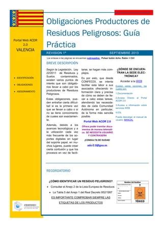 Guia Practica Para El Manejo De Residuos Peligrosos PDF