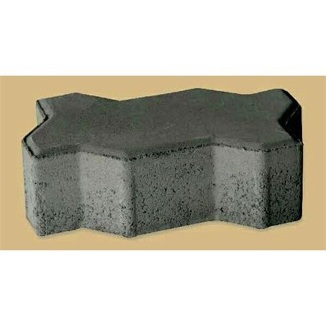 Zig Zag Concrete Interlocking Paver Block Thickness Mm At