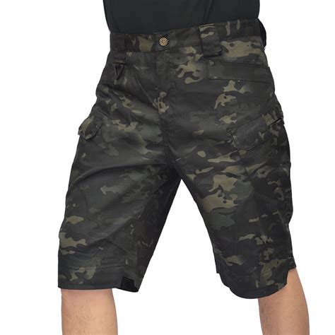 Jsaierl Mens Cargo Shorts Big And Tall Multi Pockets Shorts Outdoor