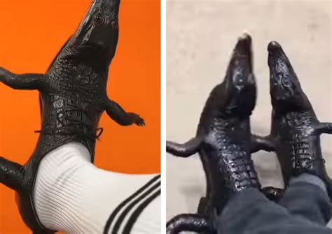 What Are Those Mans Croco Shoes Rake In Hilarious Comments Affluencer