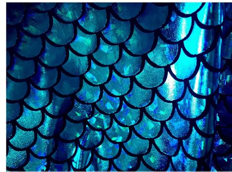 Sparkle Blue Mermaid Scales Hologram Fish Scale Denmark Ubuy