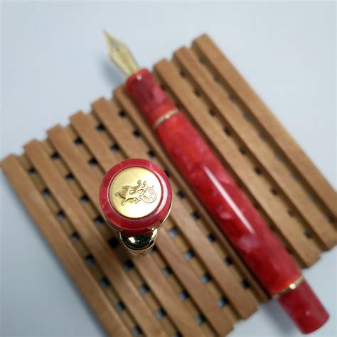 Jinhao 100 Fountain Pen Cherry Red SURPRISE BD